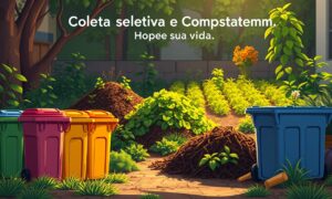 A coleta seletiva e a compostagem podem transformar a sua vida