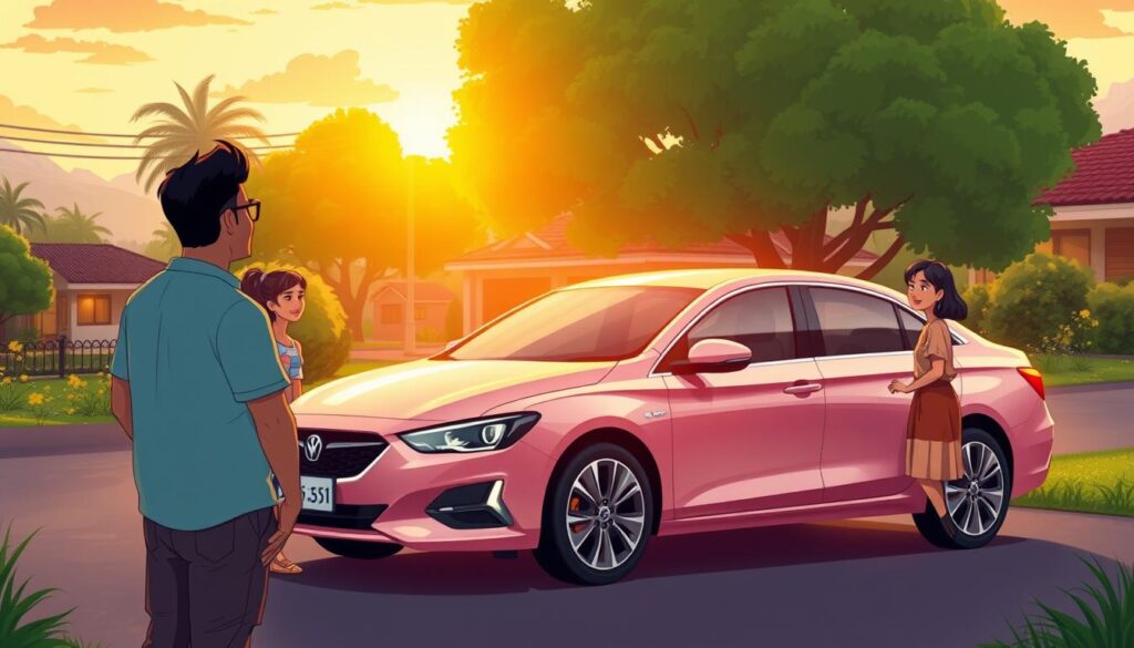 sonho de ter carro